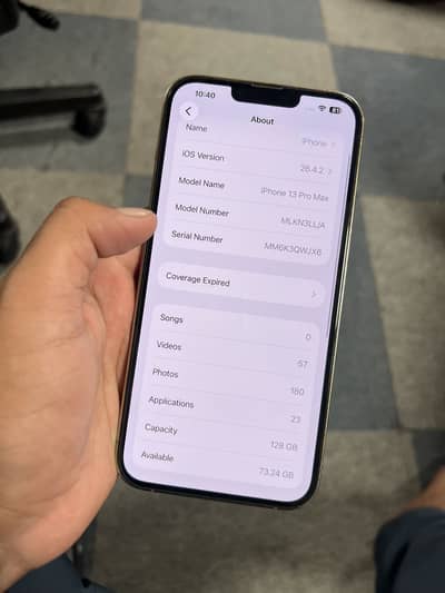 Iphone 13 pro max. 128GB/JV