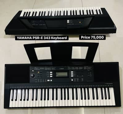 Yamaha PAR-E343 Keyboard / Grand Pinao / Guitar / Amp / Ukuleke