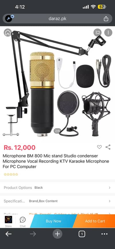 BEHRINGER UM2 AUDIO INTERFACE AND BM800 mic