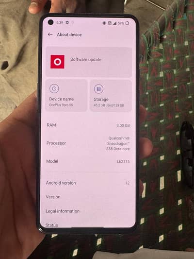 One Plus 9 5g Offical Pta Approved With Box