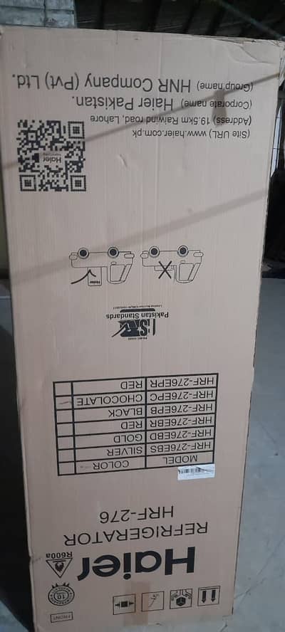 Haier HRF-276 EPC BOX PACK UN USED