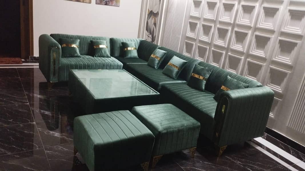 L shape sofa 1