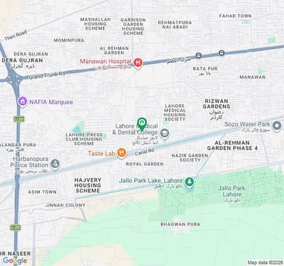 20 Marla Plot For Sale On Service Road