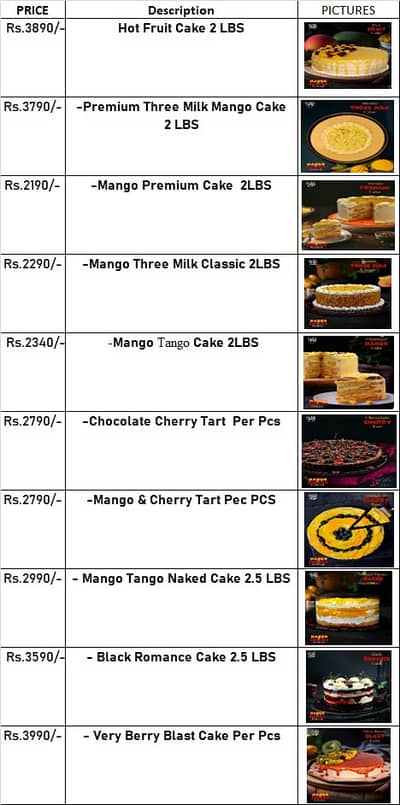 Customize cakes