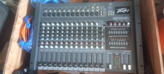 sound system mukamal set(speakers + mixer peavy 1200f+)