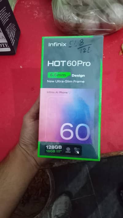 Infinix hot 60 pro BOx pack NOn active