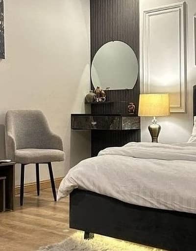 Daily basis and weekly basis One bedroom fully furnished luxury apartments available for rent in Gulberg Greens Islamabad