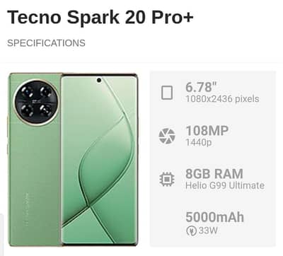Tecno spark 20 pro plus