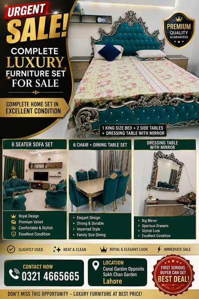 urgent home furniture sale
