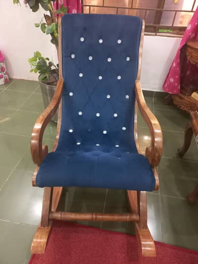 wall nut rocking chair