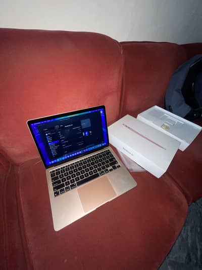 Macbook M1 Air 8/256gb rose gold full box