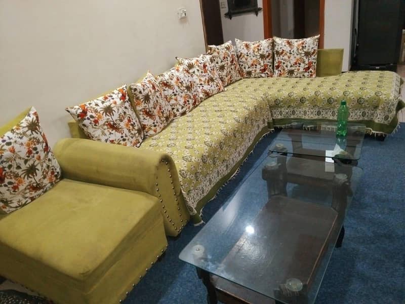 L shape sofa soft set 0