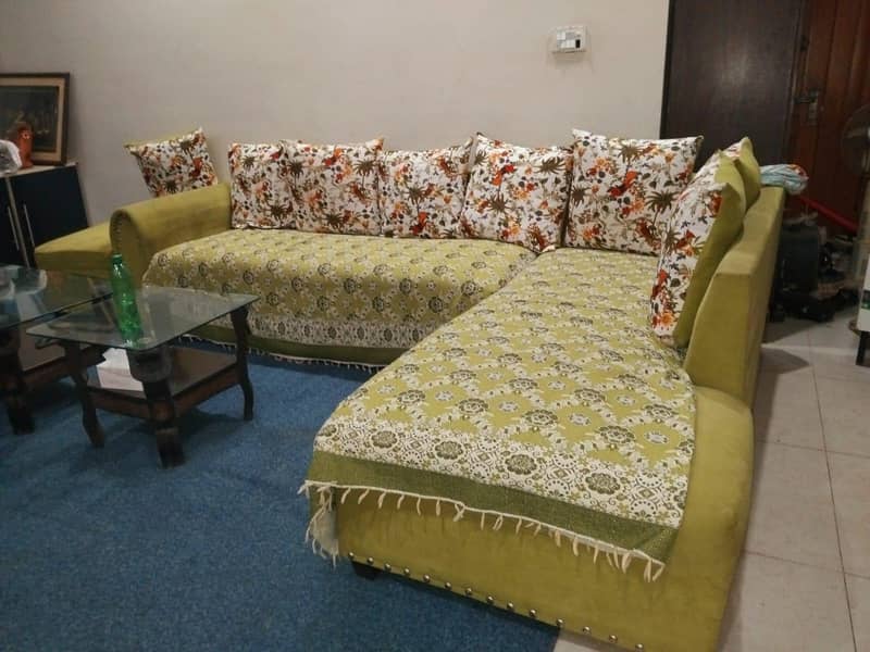 L shape sofa soft set 2