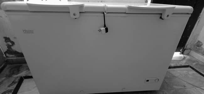 Haier double door deep freezer urgent for sale