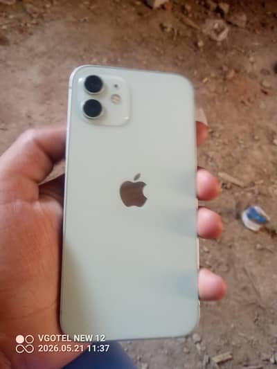 IPHONE 12 JV WITH SIM TIME 64 GB ALL ORIGINAL NO OPEN ON REPAIR