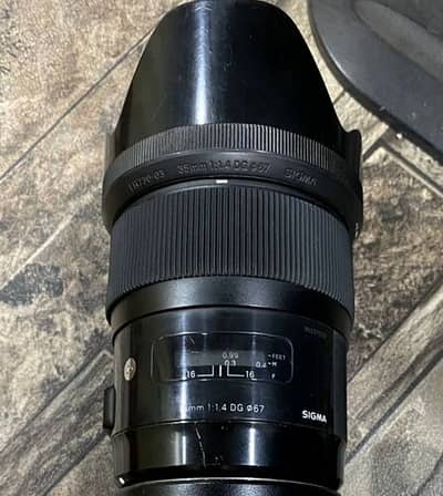 Sigma 35mm f1.4 canon