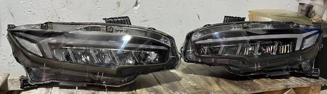 Honda civic x oddi style frent lights sports available