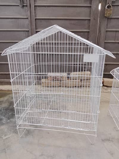 2 cages for birds