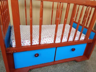 baby bed with beby swing