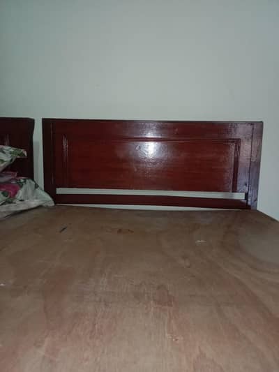single bed without  mattress.