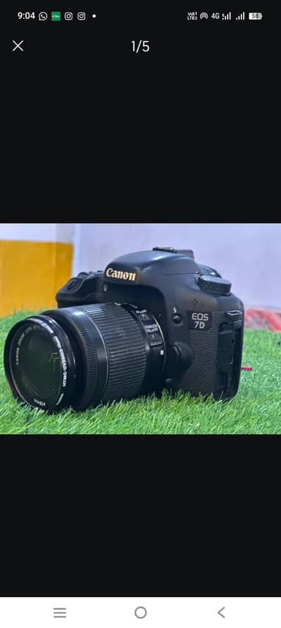  Canon 7D DSLR Camera For Sale