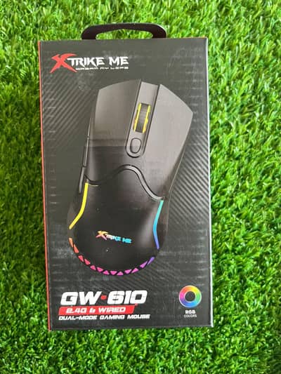 Xtrike Me GW-610 Wireless RGB Gaming Mouse 2.4G & WIRED Dual Mode