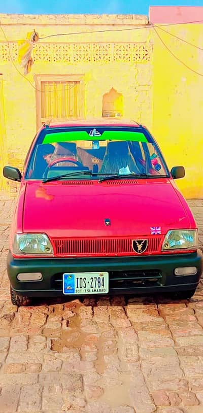 Mehran car red colour and second owner
