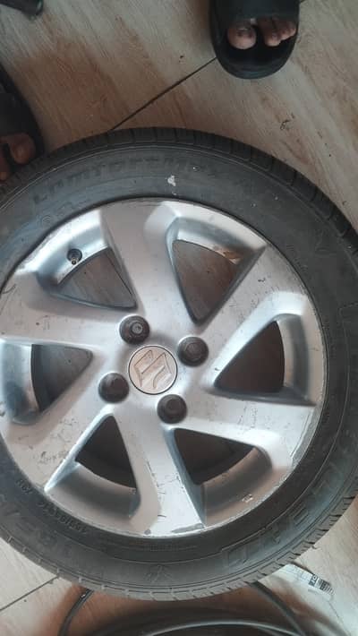 cultus new model tyre and rim