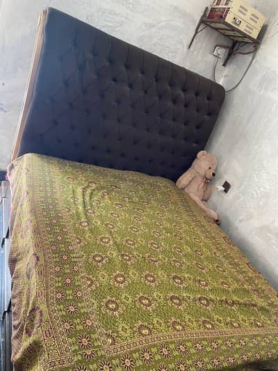 Bed set, King bed, double bed, wooden bed