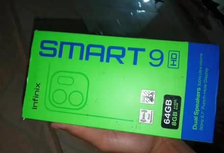 smart 9 ,10/10 condition,4/64  , box charger available,
