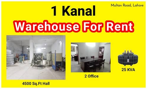 5000 Sq. ft Warehouse Or Factory For Rent