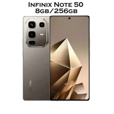 Infinix note 50 full box neat and clean.