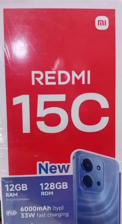 redmi 15c full box 1 month use 10/10 03216657319