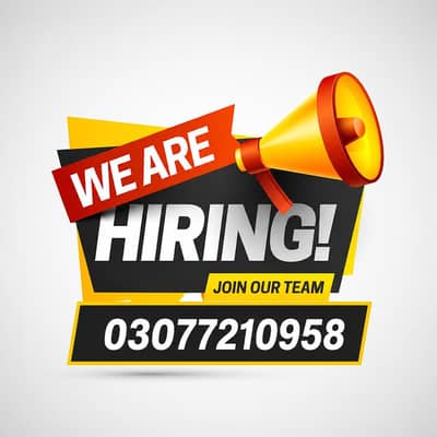 MALE AND FEMALES STAFF REQUIRED