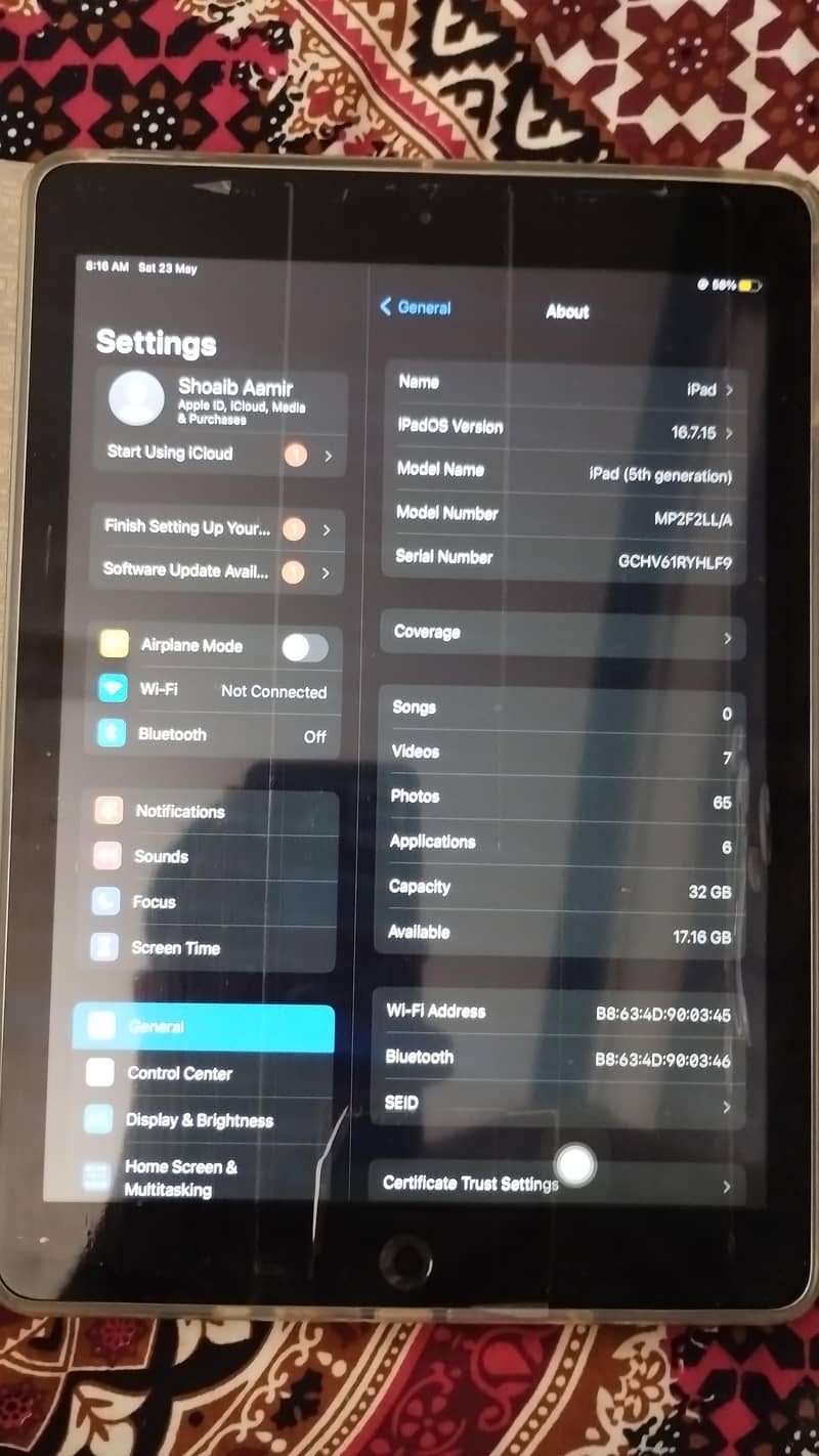 Ipad 5th Generation 32 gb 2