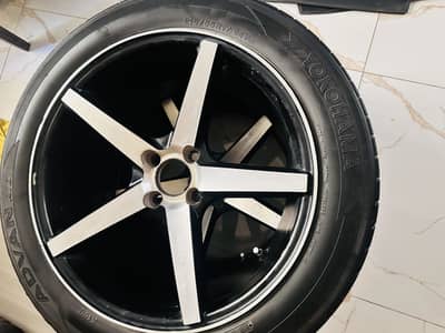 Vossen rims  17 inches and tyres