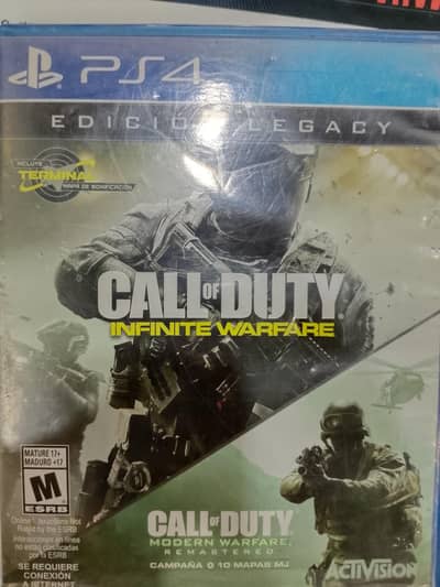 PS4 call of duty infinity warfare game