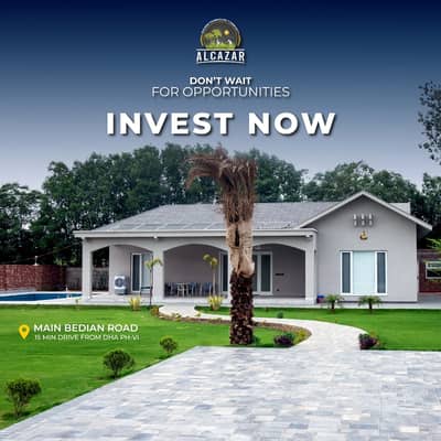 2 Kanal Farmhouse Land For Sale In Al Alcazar Farmhouse Society