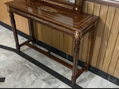 Console sheesham wood