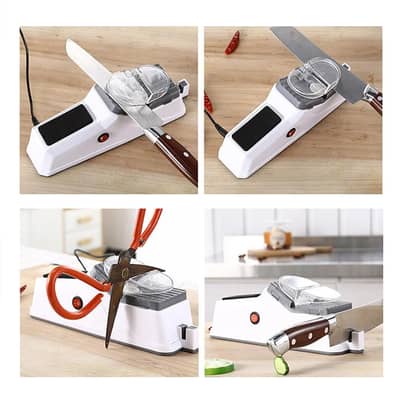  2-in-1 Electric Knife & Scissors Sharpener 