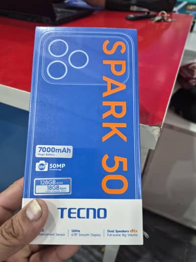 Tecno spark 50 128gb.