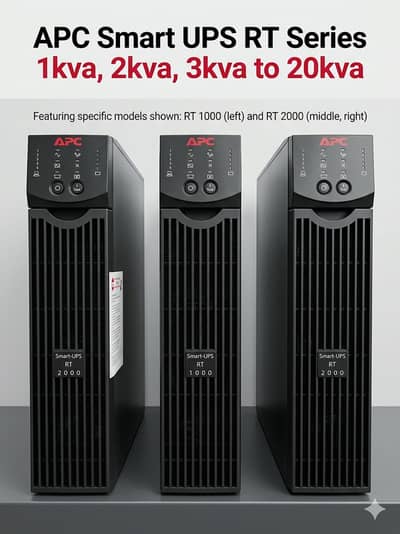 APC UPS 650VA, 750VA,1000VA,1500VA,2000VA,2.2KVA,3KVA,5KVA,6KVA,10KVA