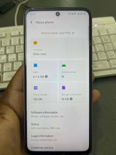 vivo y19s