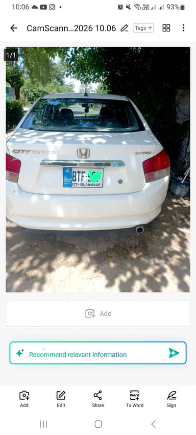 honda city 1.5 aspire