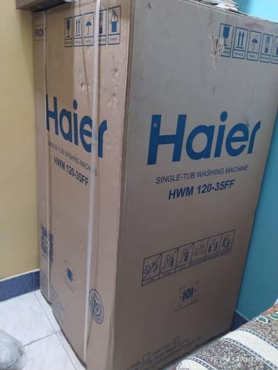 Haier washing machine Box pack single tub