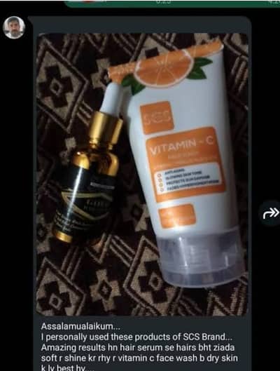 Original SCS Vitamin C Face Wash 120g - COD Available