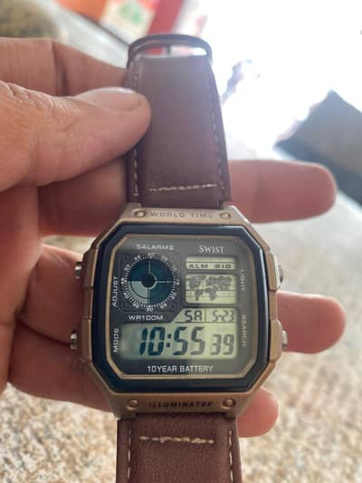 swist Watch 10 year cell warranty