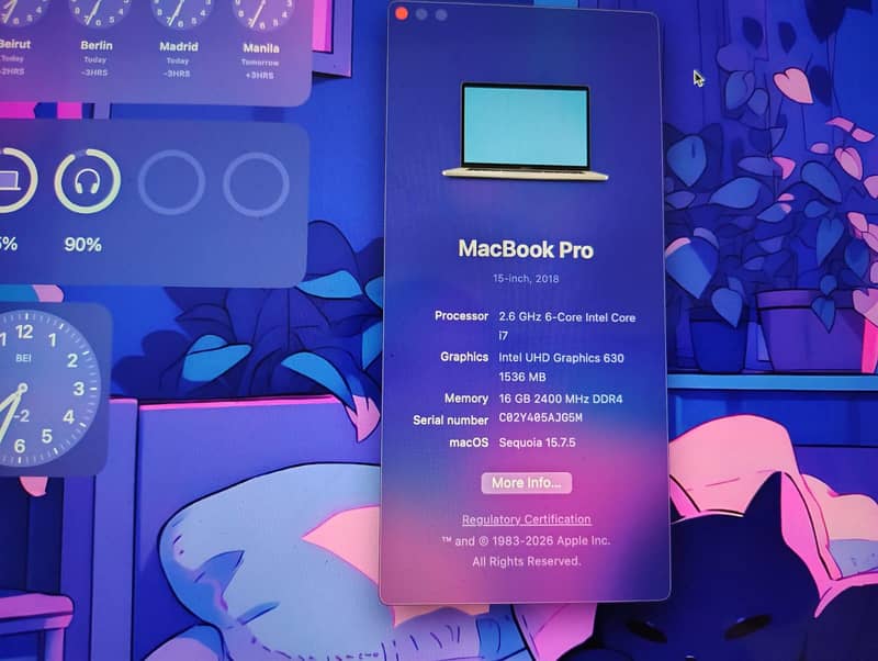 MacBook pro 2018 8