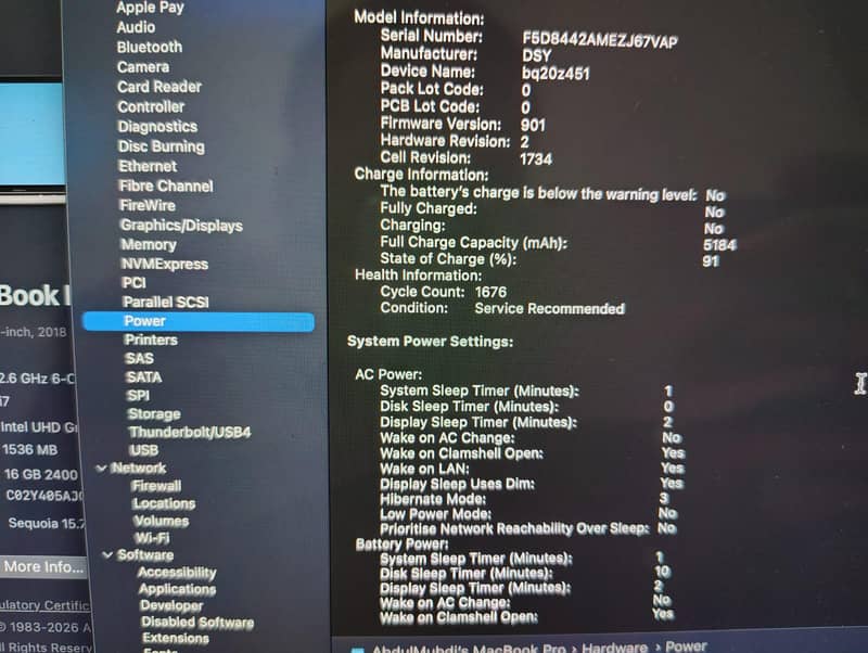 MacBook pro 2018 10