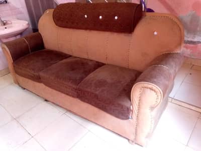 Three seater old sofa